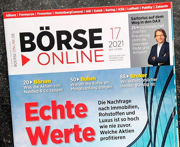 BörseOnline 17/21: „Derzeit spricht wenig für und viel gegen einen Crash.”