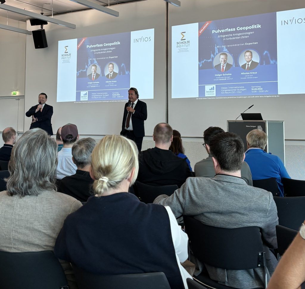 10.05.25 | INVEST 2025 | Vortrag: „Pulverfass Geopolitik: Erfolgreiche Anlagestrategien in turbulenten Zeiten”