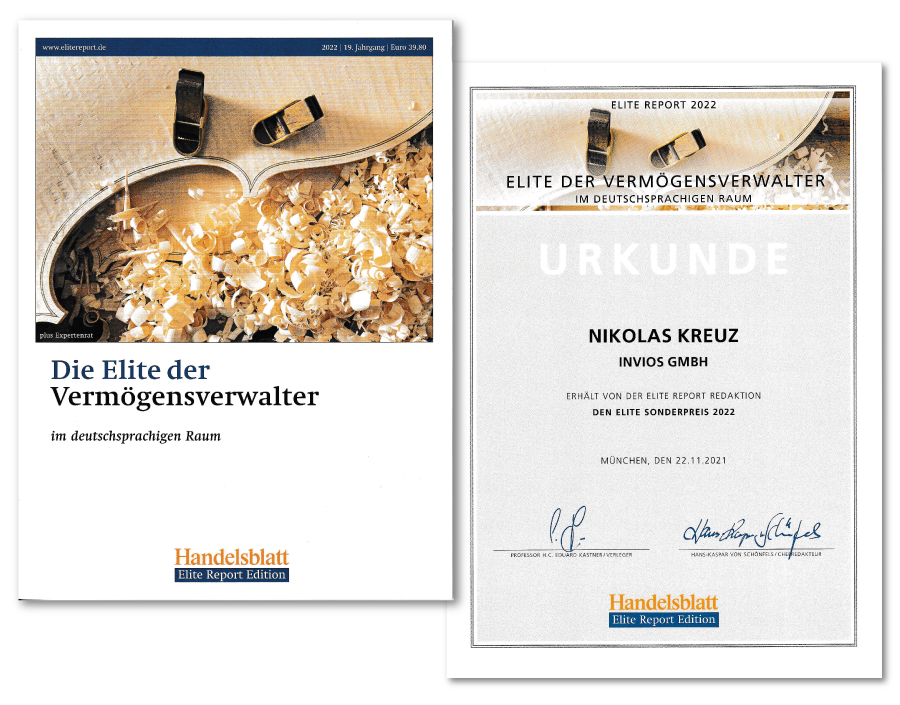 INVIOS erhält den Jury-Sonderpreis beim Handelsblatt Elite Report 2022